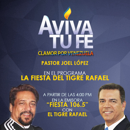 Stream Entrevista en Fiesta 106.5FM con El Tigre Rafael by Aviva tu fe |  Listen online for free on SoundCloud