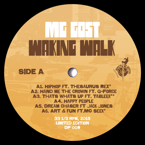 MG Gost - 'Waking Walk' LP Snippets - LTD 12" Vinyl - SNIPPETS (PRE-ORDER NOW)