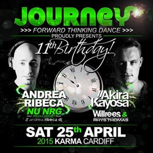 Hywel Matthews B2B Joe Byrne - Tiesto Vs Armin Classics Special - Journey 11th Birthday 25/04/15