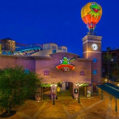 MuppetVision 3D - Complete Queue Area Music at Streets of America, Disney's Hollywood Studios, Walt Disney World, Orlando, Florida