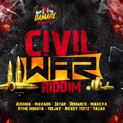 Civil War Riddim - Instrumental - Damage Musiq - April 2015 [@DjMadAnts][@YardHype]