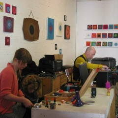 Live sound performance in Cork Community Printshop