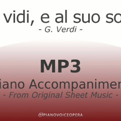 Io la vidi e al suo sorriso Piano Accompaniment