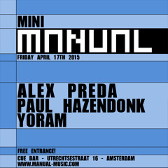 Yoram at Mini Manual - Cue Bar Amsterdam (April 17 2015)
