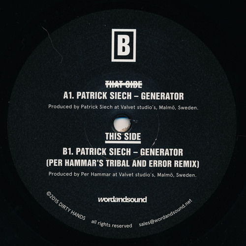 Premiere: Patrick Siech - Generator