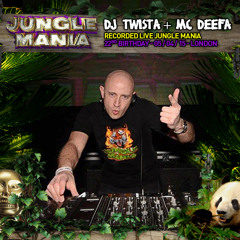 DJ Twista & Mc Deefa Live Jungle Mania 22nd Birthday Coronet London