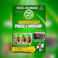 Daughters Of Glorious Jesus at 25th Anniversary Night of Worship & Praise_ICGC Kumasi