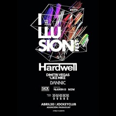 M2M - Live @ Illusion Music Festival w/ Hardwell, Dimitri Vegas & Like Mike; Paraguay (30-04-2015)