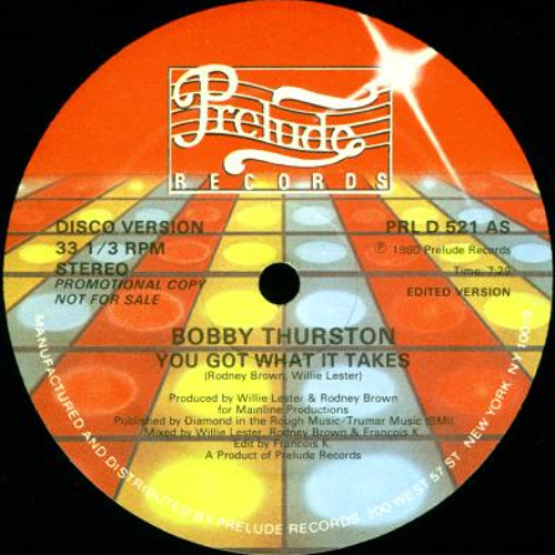 Bobby Thurston - Check Out The Groove