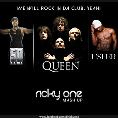 Queen, 50 Cent & Usher - We Will Rock In Da Club, Yeah! (Ricky One Mash Up) **FREE DOWNLOAD**