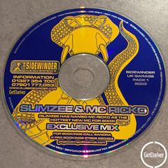 Slimzee & MC Riko - Sidewinder Exclusive Mix CD - 2003