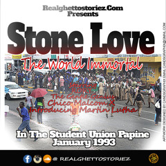 STONELOVE IN STUDENT UNION JANUARY 1993