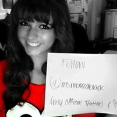 Rebecca Black Follows Me On Twitter @celebi_g Hawtest DJ of YOUTUBE
