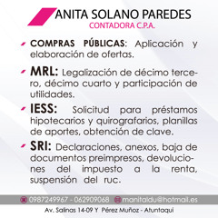 Asesoría Contable,Tributaria y Financiera-Anita Solano Paredes