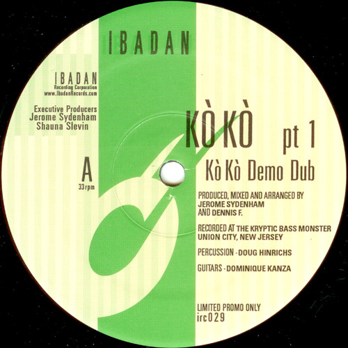 Jerome Sydenham, Dennis Ferrer - Kò Kò (Demo Dub)