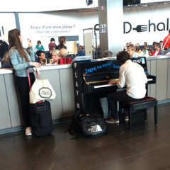 Brussels South Charleroi Airport Black Piano