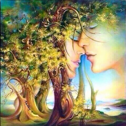 Аквариум "Дерево"  и Польская художница Anna Ewa Miarczynska