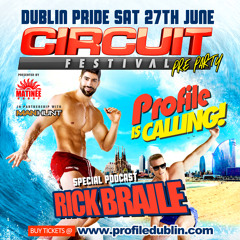 PROFILE GAY PRIDE DUBLIN 2015 @ PRE CIRCUIT PARTY - RICK BRAILE