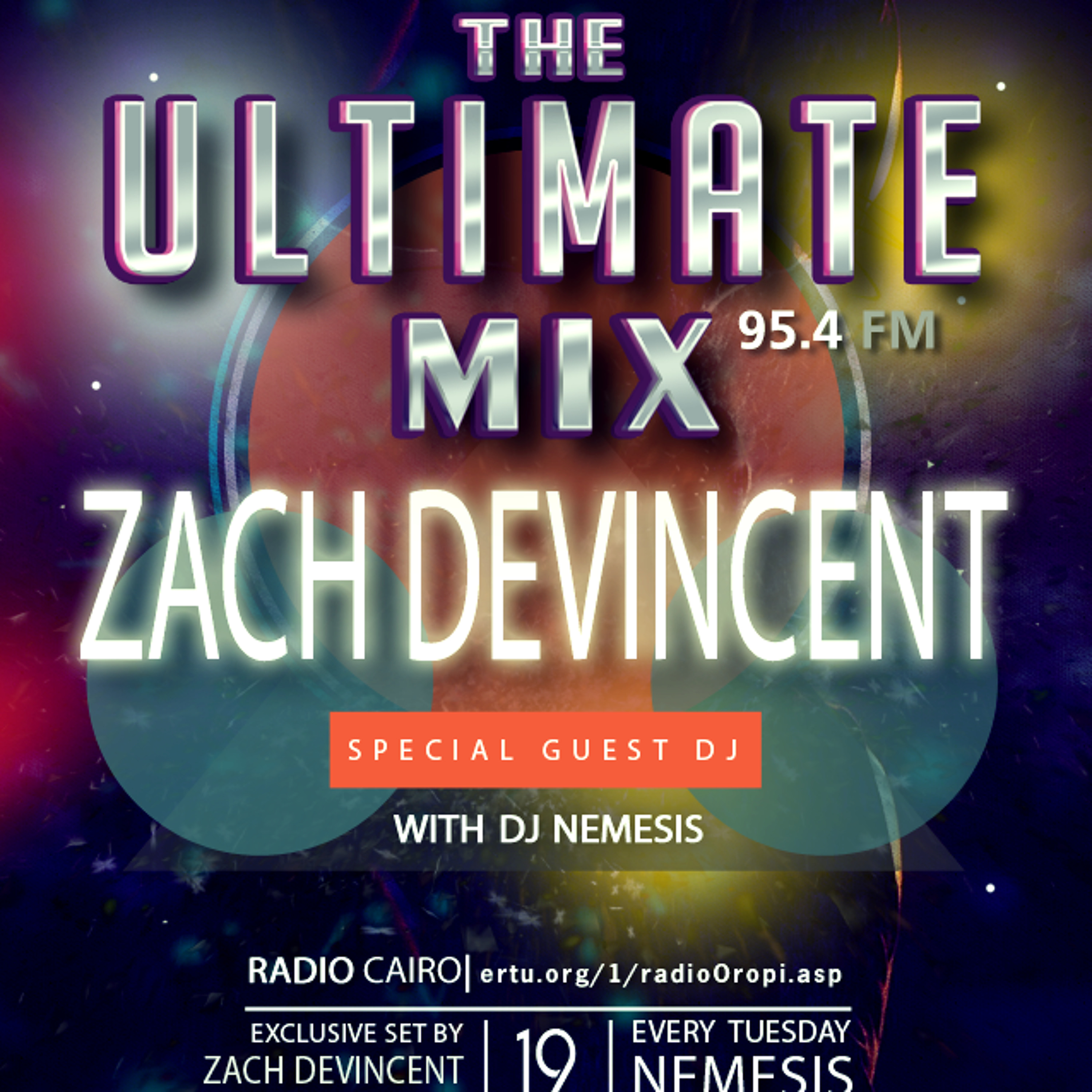 Nemesis - The Ultimate Mix Radio Show (020) 12/5/2015 (Guest Zach DeVincent) episode artwork