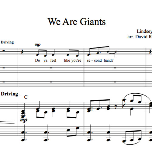 Stream We Are Giants Piano Sample by Lindsey Stirling