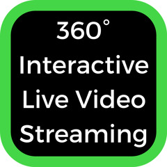 360˚ Interactive Live Video Streaming with Zero Crew