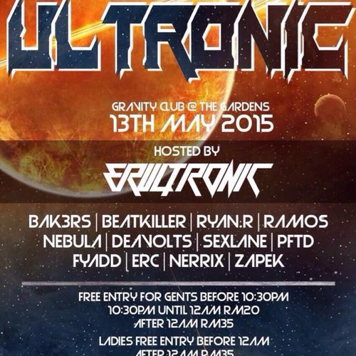 BAK3RS @ ULTRONIC , GRAVITY