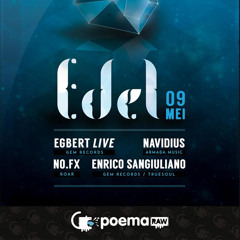 Enrico Sangiuliano at Edel - Poema RAW, Utrecht - May 9th, 2015