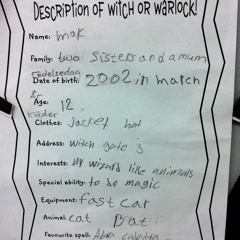 Description of Witch or Warlock: Mak