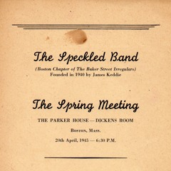 Episode 77: The Speckled Band of Boston