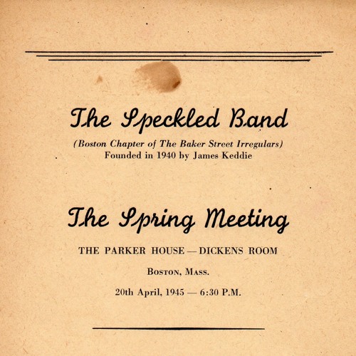 Episode 77: The Speckled Band of Boston