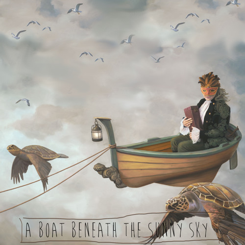 A Boat Beneath The Sunny Sky By Joonas Alvre