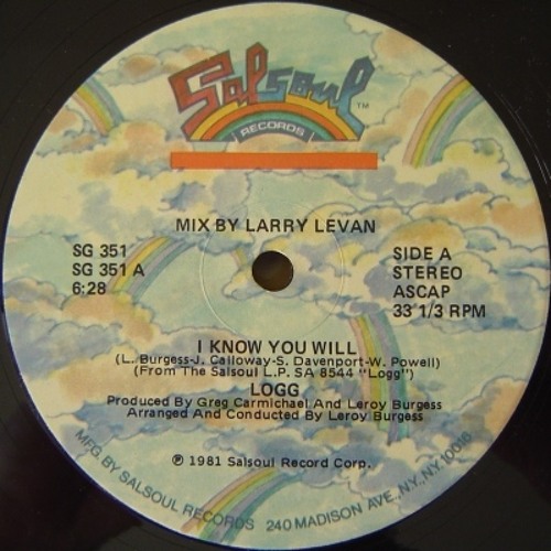 Logg_I Know You Will(Larry Levan Remix - ZZ Re - Edit Dub)