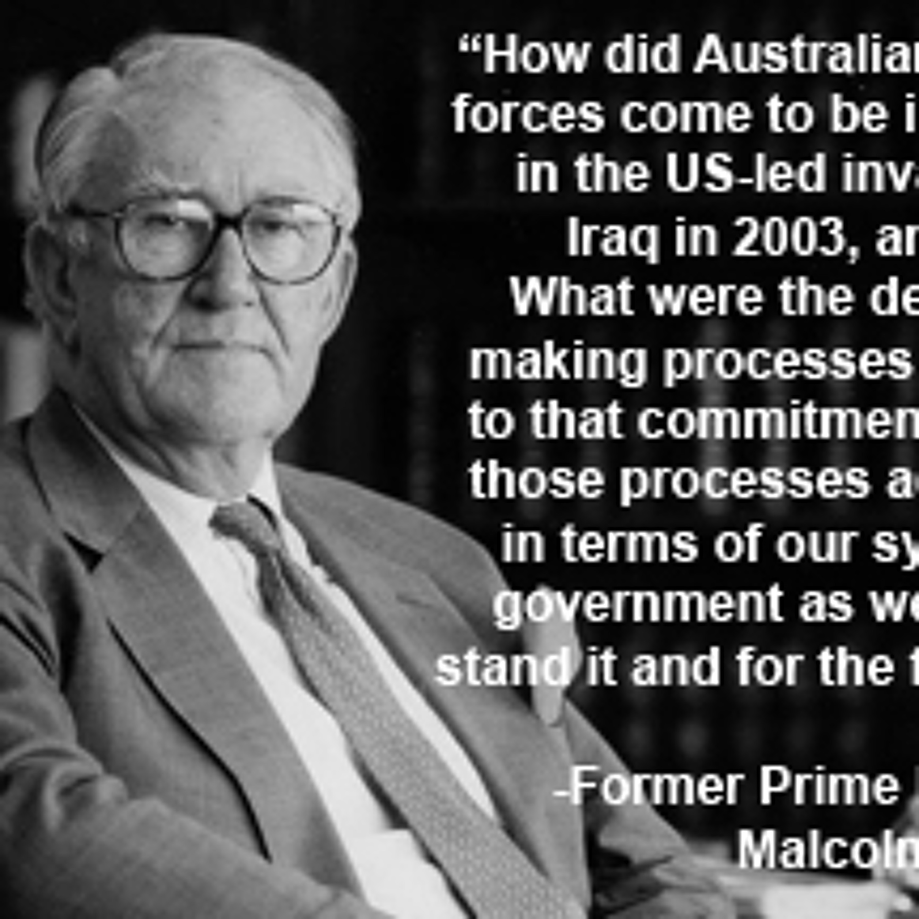 Alison Broinowski on the Australians for War Powers Reform initiative - 11 May 2014 episode artwork
