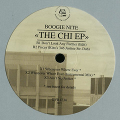 Boogie Nite — B2 Pisces (Kito's 346 Justine Str. Dub) snippet GVR1234 12"