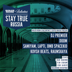Black Milk Boiler Room & Ballantine's Stay True Russia Live Set