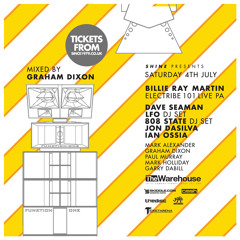 GRAHAM DIXON - ( SHINE LEEDS WAREHOUSE  MIX ) - 80S - 90S - HOUSE - MAY 2015