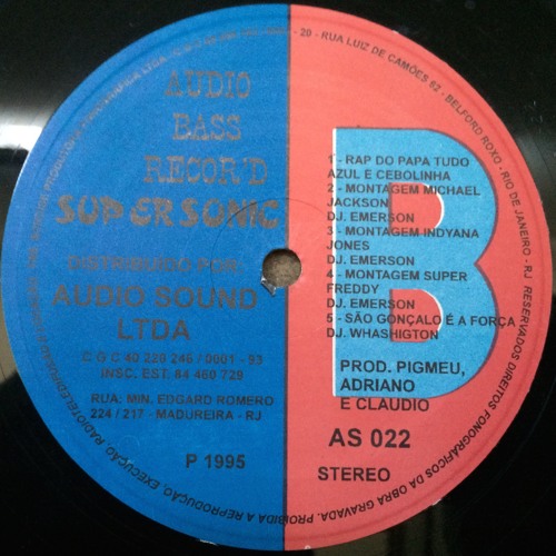 MCs Azul e Cebolinha, "Rap do Papa Tudo", 1995