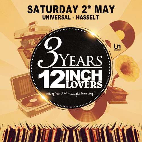 3 Years  12 Inch Lovers, 02/05/2015, Universal Hasselt
