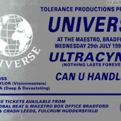 Tony Ross @ Universe, Bradford 29th July 1992