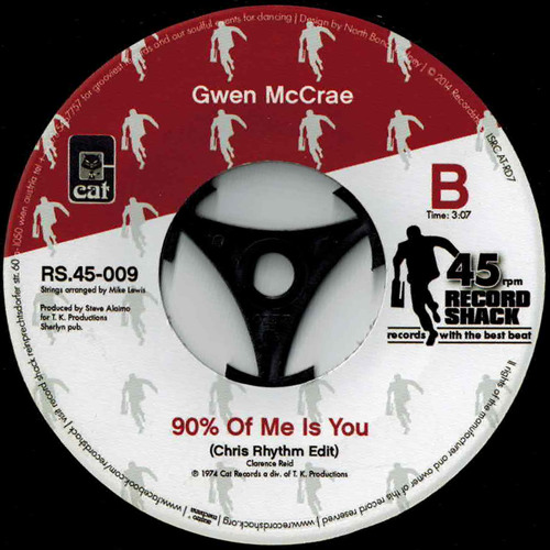 RS.45-009B Gwen McCrae - 90% Of Me Is You (Chris Rhythm Uptempo Dub Edit)