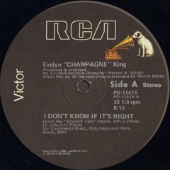 Evelyn "Champagne" King - I Don't Know If It's Right (LUVDANCIN Edit) *FREE DOWNLOAD*