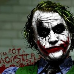 Joker Impersonation Mob Scene from Dark Knight