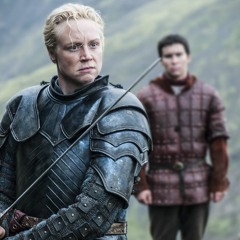 Brienne of Tarth with Podrick Payne-The Warrior