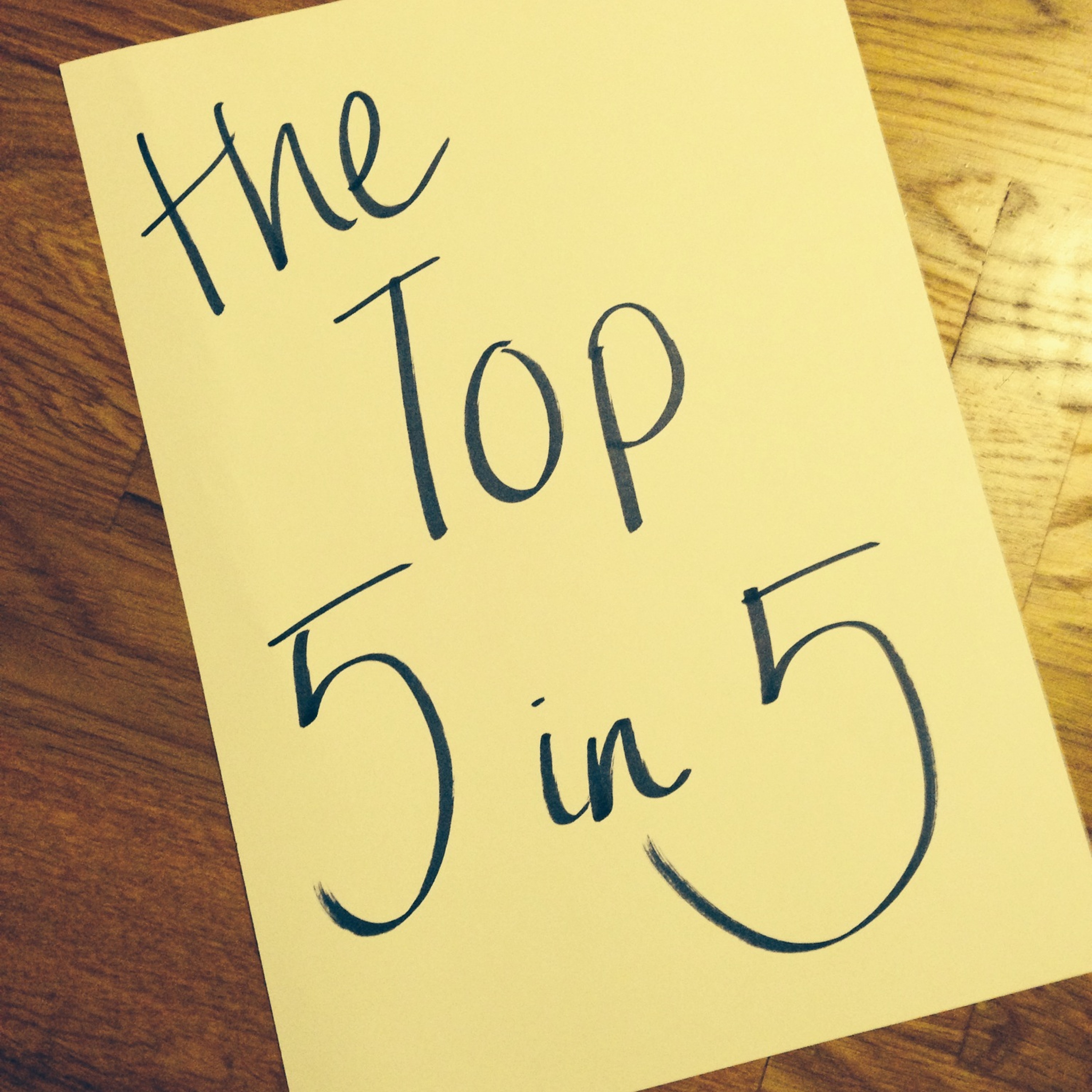 Top 5 in 5
