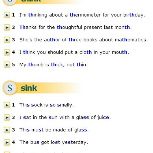 Stream pronunciation Think Sink by English Listen online for free on