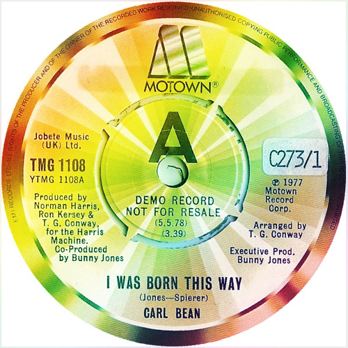 Carl Bean - Born This Way (Pontchartrain's Pride Edit)[FREE DL]