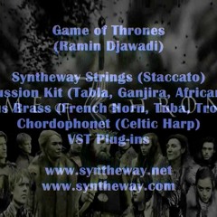 Game Of Thrones (Ramin Djawadi) Syntheway Strings, Magnus Choir, Brass, Percussion, Harp VSTi