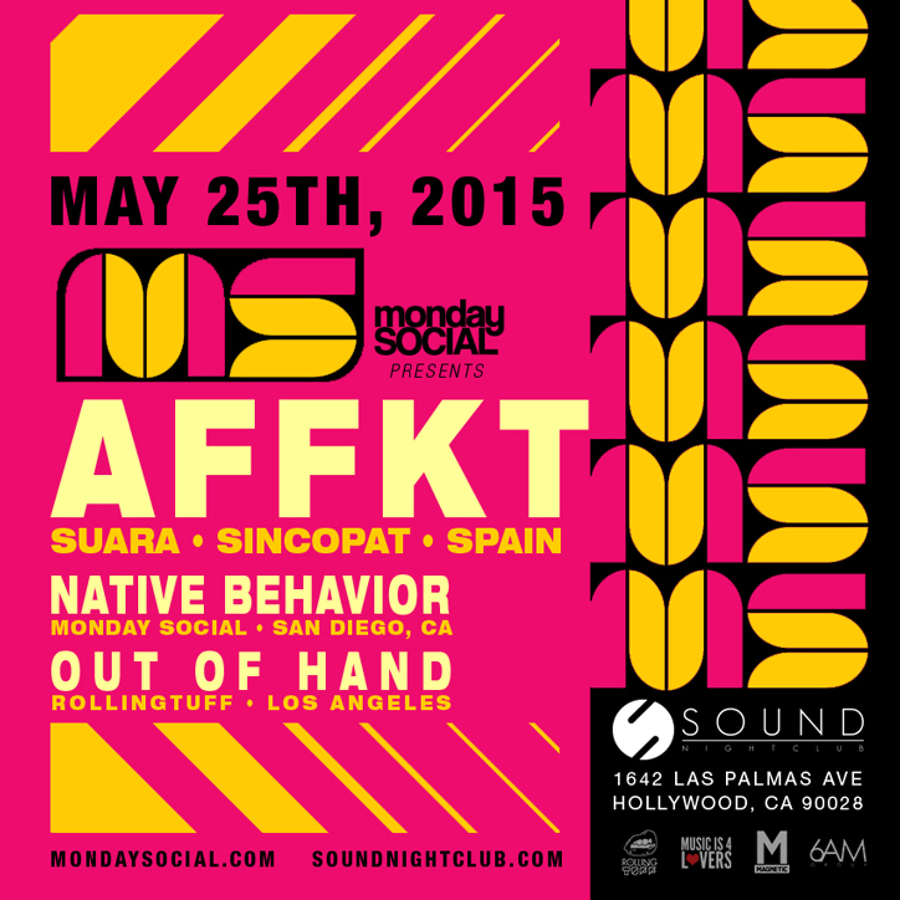 Live @ Monday Social May 25th opening for AFFKT episode artwork