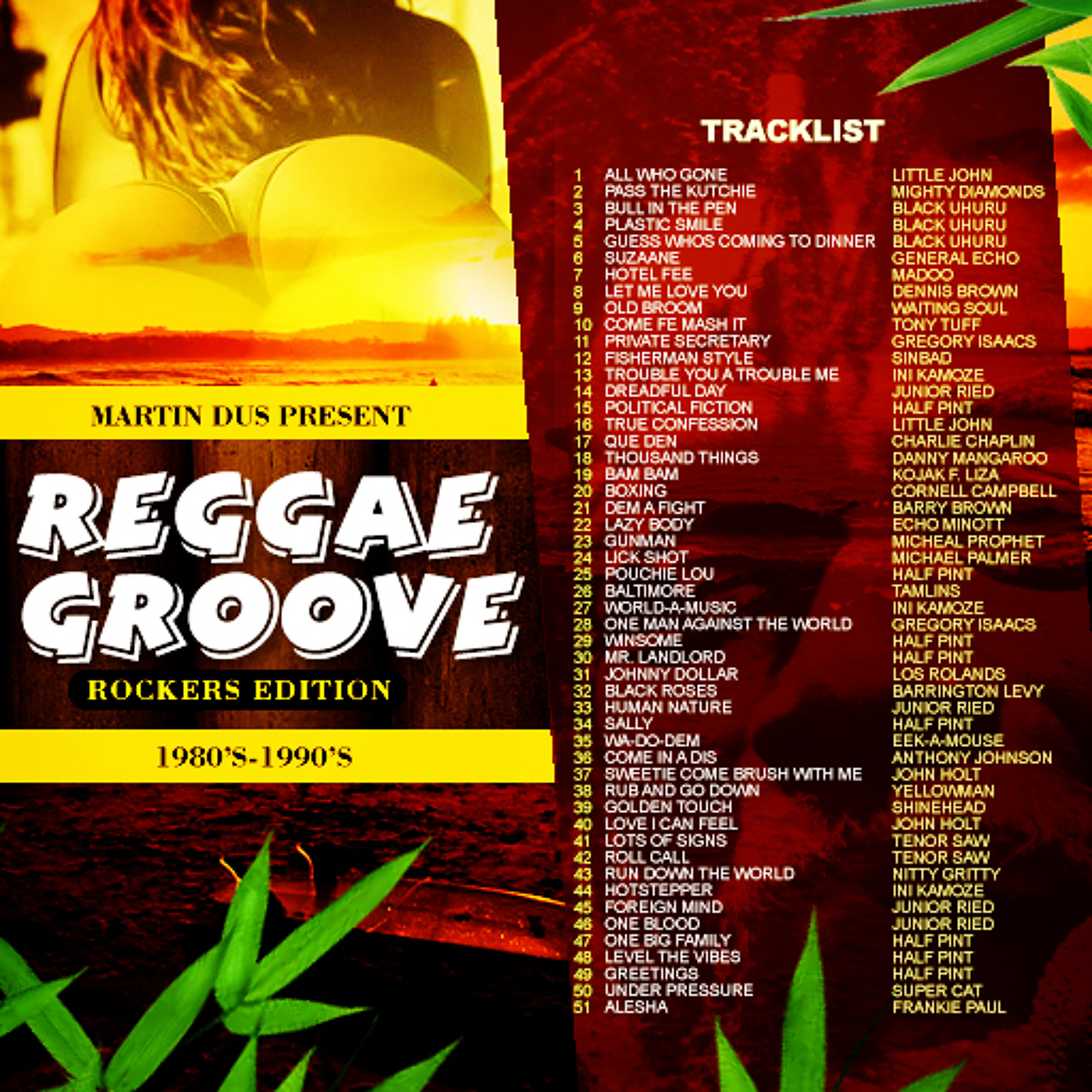 Reggae Groove  (1980'S-1990'S) Mixtape