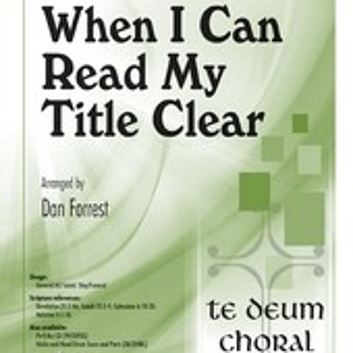 When I Can Read My Title Clear (Lorenz Demo)